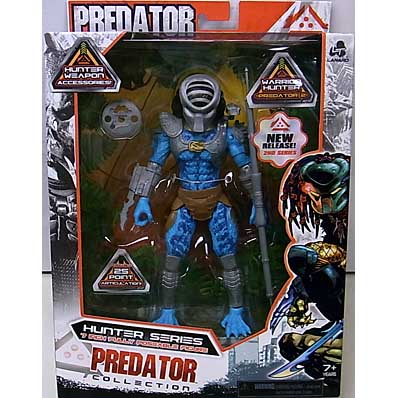 LANARD TOYS PREDATOR COLLECTION HUNTER SERIES 7インチアクションフィギュア 2ND SERIES WARRIOR HUNTER PREDATOR