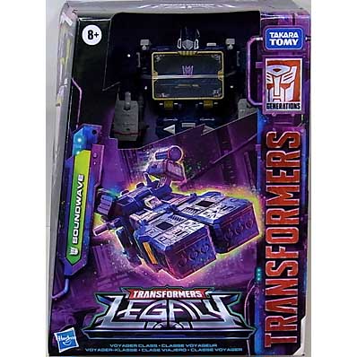 パッケージ傷み特価 HASBRO TRANSFORMERS LEGACY VOYAGER CLASS SOUNDWAVE