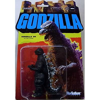 台紙傷み特価 SUPER 7 REACTION FIGURES 3.75インチアクションフィギュア TOHO WAVE 2 GODZILLA 1984