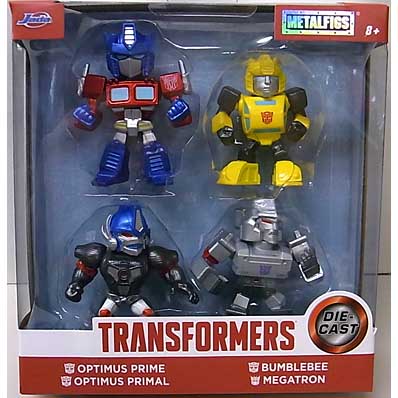 JADA TOYS METALS DIE CAST 2.5インチフィギュア TRANSFORMERS 4PACK