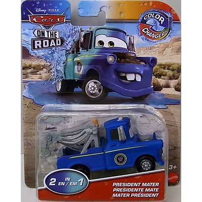 MATTEL CARS ON THE ROAD COLOR CHANGERS シングル PRESIDENT MATER