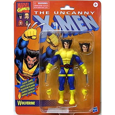 HASBRO MARVEL LEGENDS 2022 RETRO 6-INCH COLLECTION THE UNCANNY X-MEN WOLVERINE