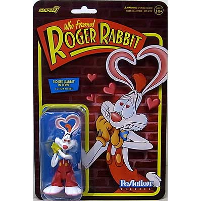 SUPER 7 REACTION FIGURES 3.75インチアクションフィギュア WHO FRAMED ROGER RABBIT WAVE 2 ROGER RABBIT IN LOVE