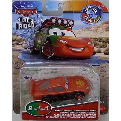 MATTEL CARS ON THE ROAD COLOR CHANGERS シングル CRYPTID BUSTER LIGHTNING McQUEEN