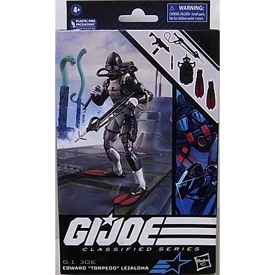 HASBRO G.I.JOE 6インチアクションフィギュア CLASSIFIED SERIES EDWARD TORPEDO LEIALOHA