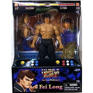 JADA TOYS ULTRA STREET FIGHTER II THE FINAL CHALLENGERS 6インチアクションフィギュア FEI LONG