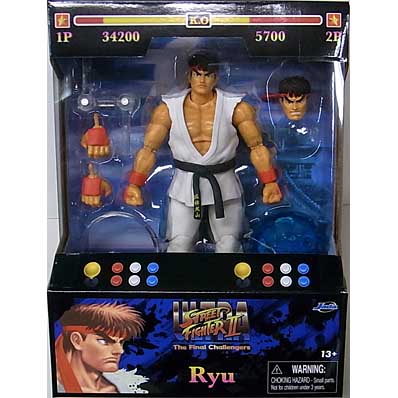 JADA TOYS ULTRA STREET FIGHTER II THE FINAL CHALLENGERS 6インチアクションフィギュア RYU