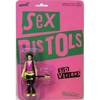 SUPER 7 REACTION FIGURES 3.75インチアクションフィギュア SEX PISTOLS WAVE 2 SID VICIOUS [NEVER MIND THE BOLLOCKS]