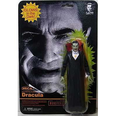 NECA UNIVERSAL MONSTERS 7インチアクションフィギュア GLOW IN THE DARK RETRO DRACULA