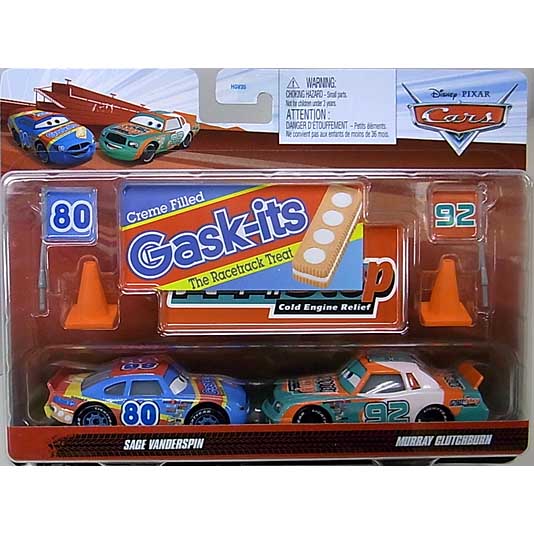 台紙傷み特価 MATTEL CARS 2023 2PACK WITH SIGN SAGE VANDERSPIN & MURRAY CLUTCHBURN