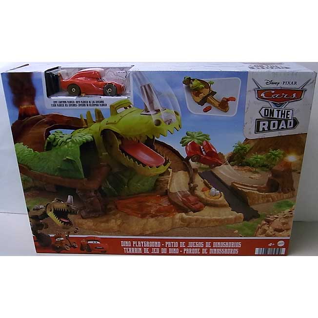 MATTEL CARS ON THE ROAD プレイセット DINO PLAYGROUND