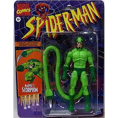 HASBRO MARVEL LEGENDS 2022 RETRO 6-INCH COLLECTION SPIDER-MAN MARVEL'S SCORPION