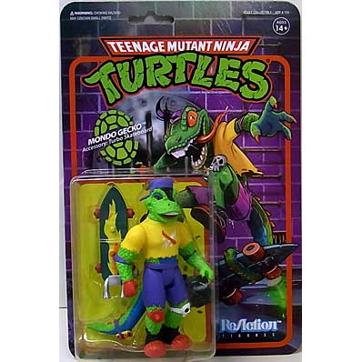 SUPER 7 REACTION FIGURES 3.75インチアクションフィギュア TEENAGE MUTANT NINJA TURTLES WAVE 4 MONDO GECKO