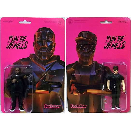 SUPER 7 REACTION FIGURES 3.75インチアクションフィギュア RUN THE JEWELS DANGEROUS KILLER MIKE AND EL-P 2PACK