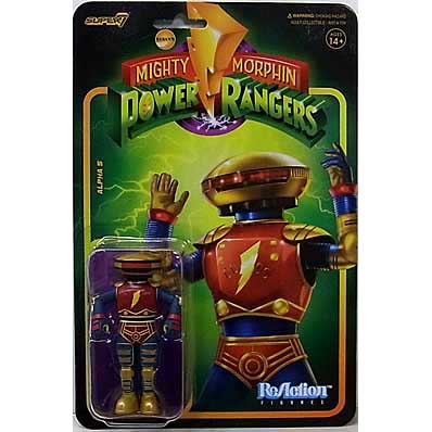 SUPER 7 REACTION FIGURES 3.75インチアクションフィギュア MIGHTY MORPHIN POWER RANGERS WAVE 4 ALPHA 5