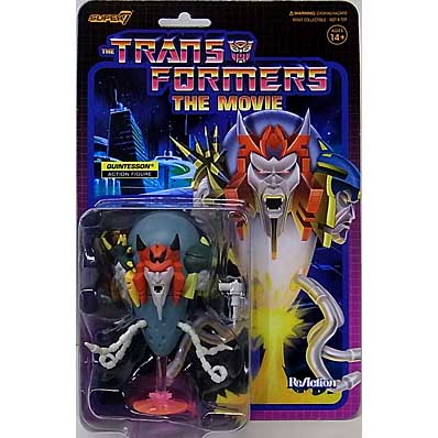 SUPER 7 REACTION FIGURES 3.75インチアクションフィギュア TRANSFORMERS WAVE 6 QUINTESSON