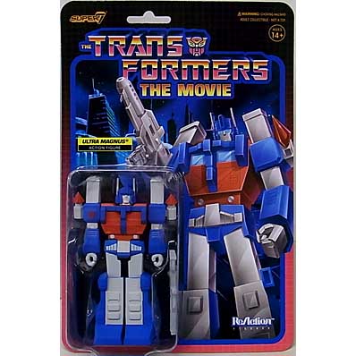 SUPER 7 REACTION FIGURES 3.75インチアクションフィギュア TRANSFORMERS WAVE 6 ULTRA MAGNUS