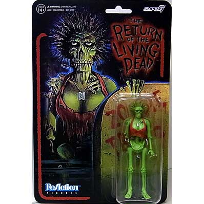 台紙傷み特価 SUPER 7 REACTION FIGURES 3.75インチアクションフィギュア THE RETURN OF THE LIVING DEAD WAVE 1 ZOMBIE TRASH