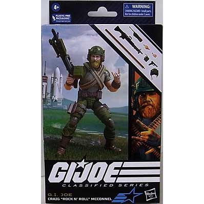 HASBRO G.I.JOE 6インチアクションフィギュア CLASSIFIED SERIES CRAIG ROCK 'N ROLL McCONNEL