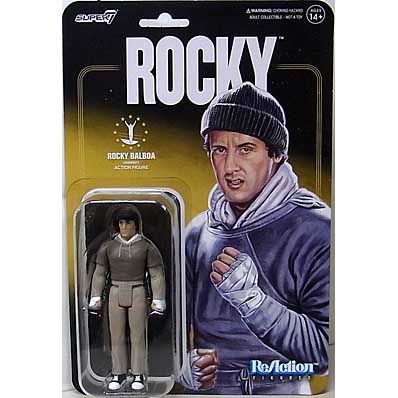 SUPER 7 REACTION FIGURES 3.75インチアクションフィギュア ROCKY WAVE 2 ROCKY BALBOA [WORKOUT]