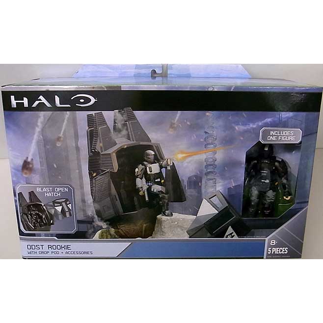 JAZWARES HALO 4インチアクションフィギュア “WORLD OF HALO” ODST DROP POD WITH THE ROOKIE