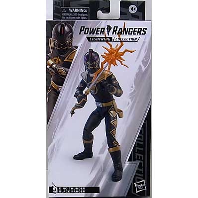 HASBRO POWER RANGERS LIGHTNING COLLECTION 6インチアクションフィギュア DINO THUNDER BLACK RANGER