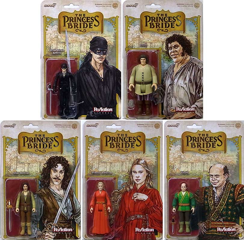 SUPER 7 REACTION FIGURES 3.75インチアクションフィギュア THE PRINCESS BRIDE WAVE 1 5種セット