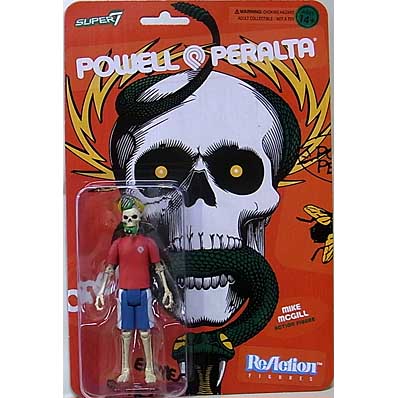 SUPER 7 REACTION FIGURES 3.75インチアクションフィギュア POWELL PERALTA WAVE 2 MIKE McGILL