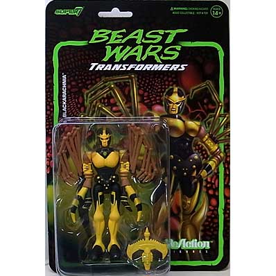 SUPER 7 REACTION FIGURES 3.75インチアクションフィギュア TRANSFORMERS WAVE 7 BEAST WARS BLACKARACHNIA