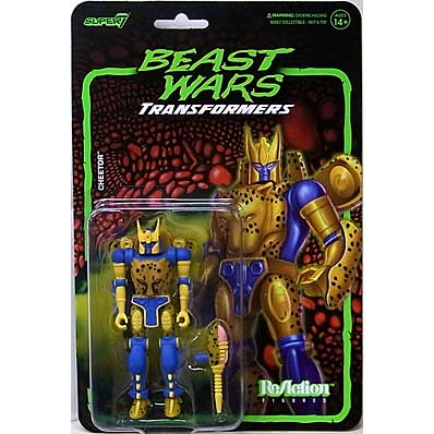 SUPER 7 REACTION FIGURES 3.75インチアクションフィギュア TRANSFORMERS WAVE 7 BEAST WARS CHEETOR