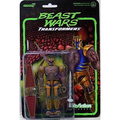 SUPER 7 REACTION FIGURES 3.75インチアクションフィギュア TRANSFORMERS WAVE 7 BEAST WARS DINOBOT