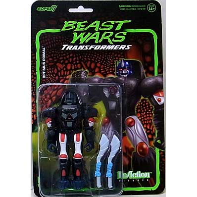 SUPER 7 REACTION FIGURES 3.75インチアクションフィギュア TRANSFORMERS WAVE 7 BEAST WARS OPTIMUS PRIMAL