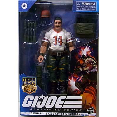 HASBRO G.I.JOE 6インチアクションフィギュア CLASSIFIED SERIES TIGER FORCE DAVID L. BAZOOKA KATZENBOGEN