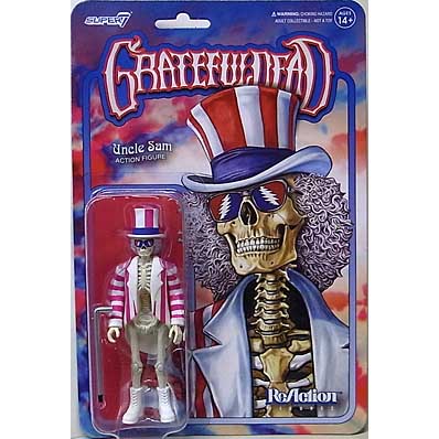 SUPER 7 REACTION FIGURES 3.75インチアクションフィギュア GRATEFUL DEAD WAVE 3 UNCLE SAM