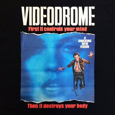 VIDEODROME / ヴィデオドローム / USA POSTER / BLUE VERSION / ATOM AGE INDUSTRIES