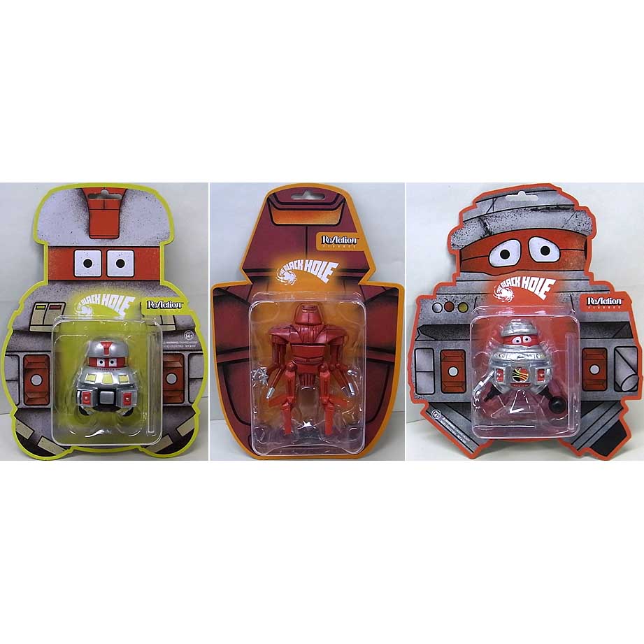SUPER7 REACTION FIGURES 3.75インチアクションフィギュア DISNEY'S THE BLACK HOLE WAVE 1 3種セット