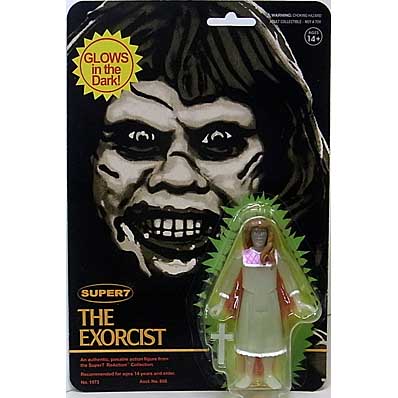 SUPER 7 REACTION FIGURES 3.75インチアクションフィギュア THE EXORCIST REGAN MACNEIL (MONSTER GLOW)