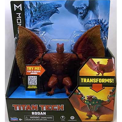 PLAYMATES MONSTERVERSE 8インチアクションフィギュア TITAN TECH RODAN