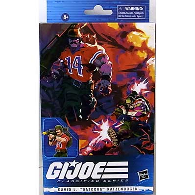 HASBRO G.I.JOE 6インチアクションフィギュア CLASSIFIED SERIES DAVID L. BAZOOKA KATZENBOGEN