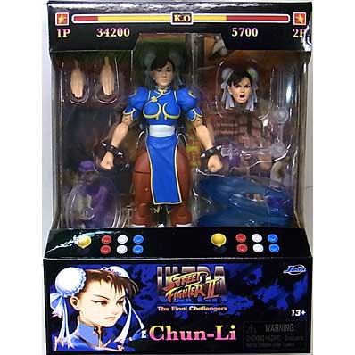 JADA TOYS ULTRA STREET FIGHTER II THE FINAL CHALLENGERS 6インチアクションフィギュア CHUN-LI