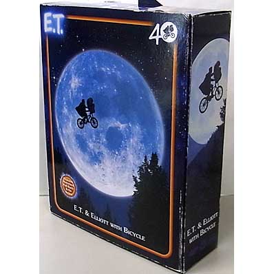 NECA E.T. 40TH ANNIVERSARY 7インチスケールフィギュア ELLIOTT & E.T. ON BIKE