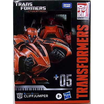 HASBRO TRANSFORMERS STUDIO SERIES DELUXE CLASS GAMER EDITION CLIFFJUMPER #05