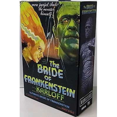 パッケージ傷み特価 NECA UNIVERSAL MONSTERS 7インチアクションフィギュア ULTIMATE BRIDE OF FRANKENSTEIN [COLOR]