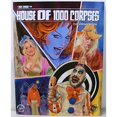 TRICK OR TREAT STUDIOS HOUSE OF 1000 CORPSES COLORING BOOK