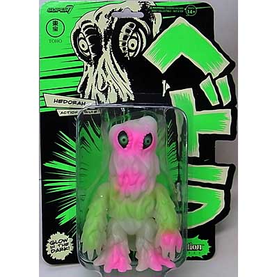 台紙傷み特価 SUPER 7 REACTION FIGURES 3.75インチアクションフィギュア TOHO WAVE 4 HEDORAH [GLOW]