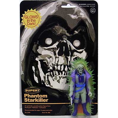 SUPER 7 REACTION FIGURES 3.75インチアクションフィギュア PHANTOM STARKILLER (MONSTER GLOW)