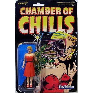 SUPER 7 REACTION FIGURES 3.75インチアクションフィギュア PRE-CODE HORROR WAVE 2 CHAMBER OF CHILLS #19 DEAD DARLING