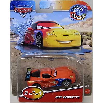 MATTEL CARS 2024 COLOR CHANGERS シングル JEFF GORVETTE 