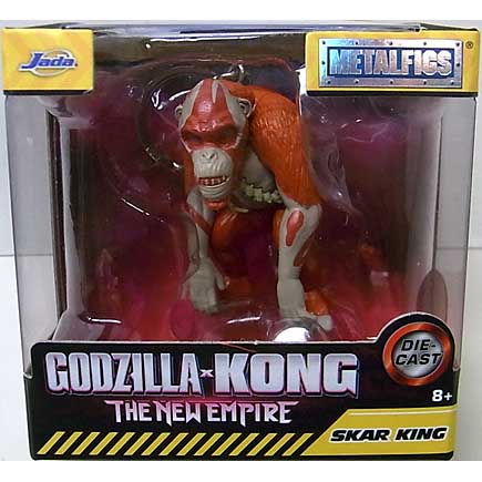 JADA TOYS METALS DIE CAST 2.5インチフィギュア GODZILLA x KONG: THE NEW EMPIRE SKAR KING KEYCHAIN