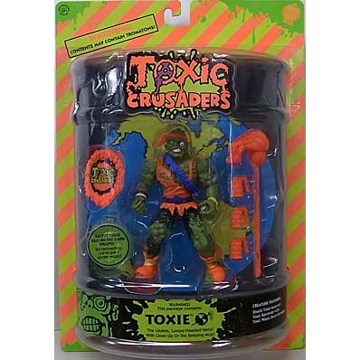 台紙傷み特価 TRICK OR TREAT STUDIOS 5インチアクションフィギュア TOXIC CRUSADERS TOXIE